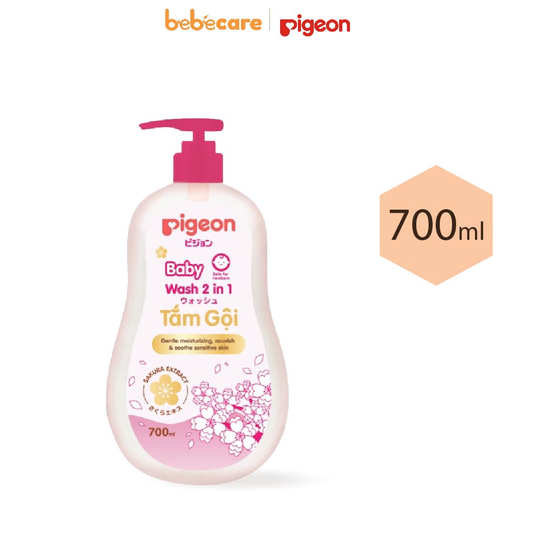 Pigeon (1080)-Tắm Gội Sakura Pigeon 700ml